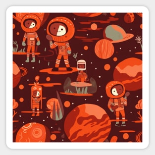 Mars Pattern Sticker